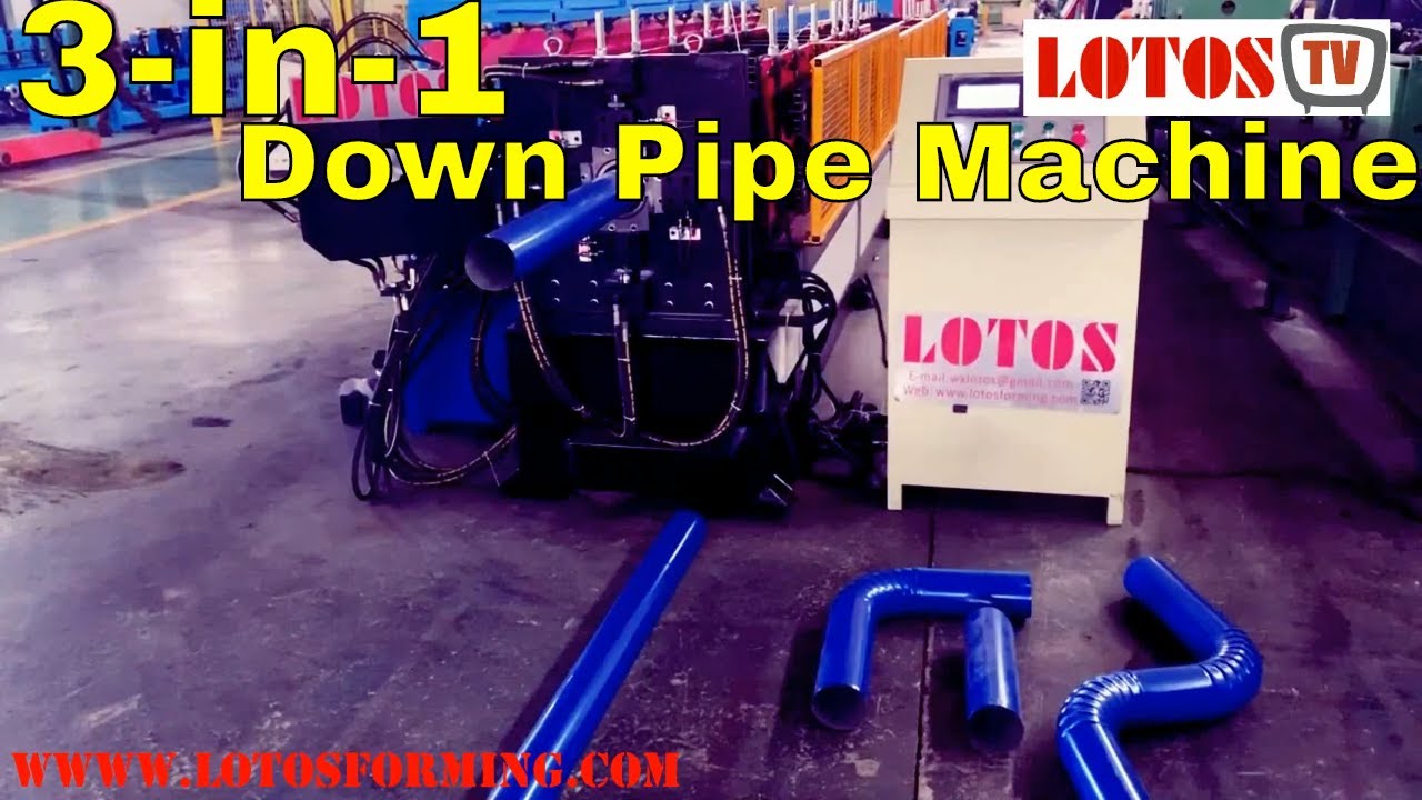 【Down Pipe Roll Forming Machine 】: Downpipe and Gutter Forming Machine 