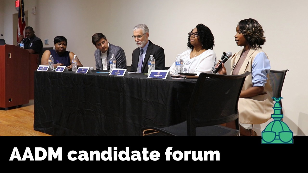 Commissioner candidates debate at AADM forum