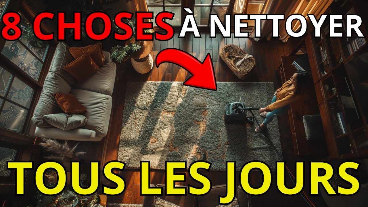 8 Choses que Tu Dois Nettoyer dans ta MAISON Tous les Jours