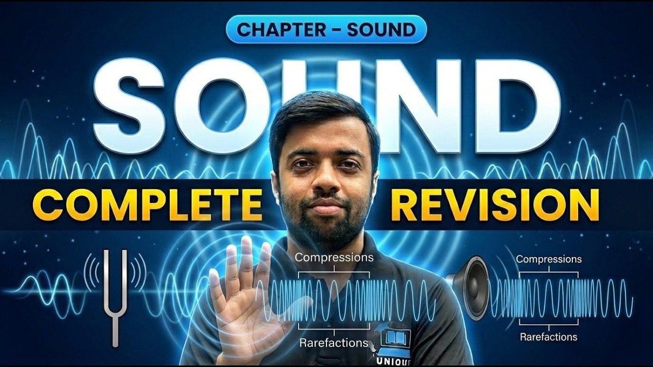 Sound – Complete Revision 🔥 | Full Chapter Explained