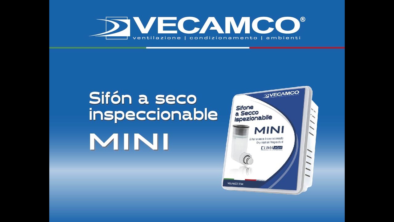 Sifón seco para drenaje de condensados - MINI