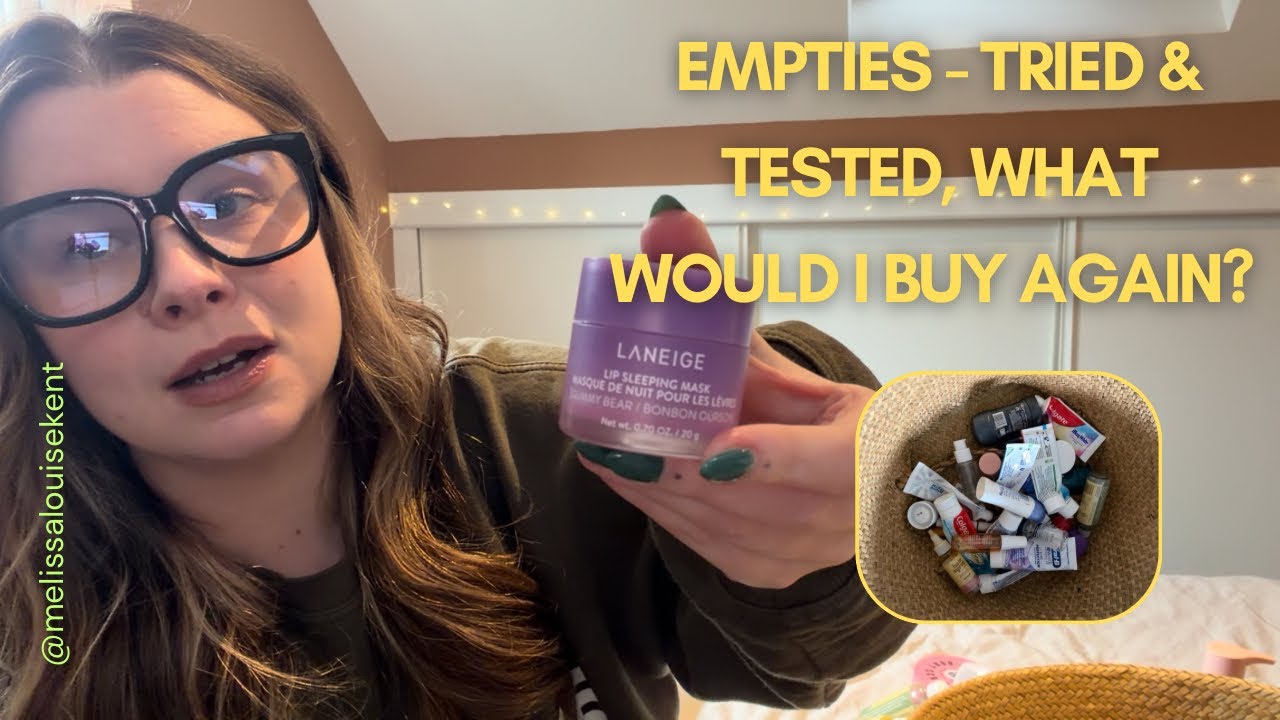 EMPTIES - TRIED & TESTED, WOULD I BUY AGAIN? #hauls #emptiesvideo #empties 