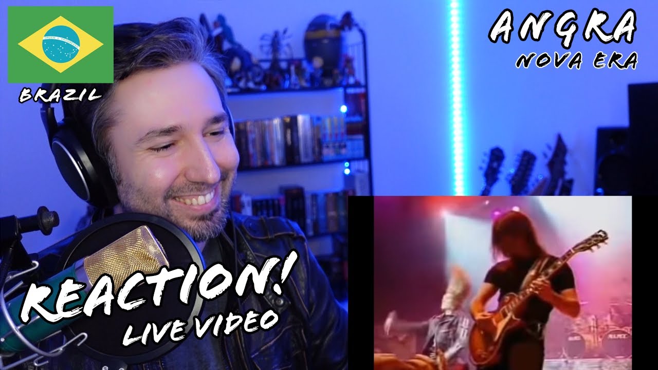Metal Guitarist REACTS To Angra - Nova Era (LIVE) [World Tour Day 5: Brazil]