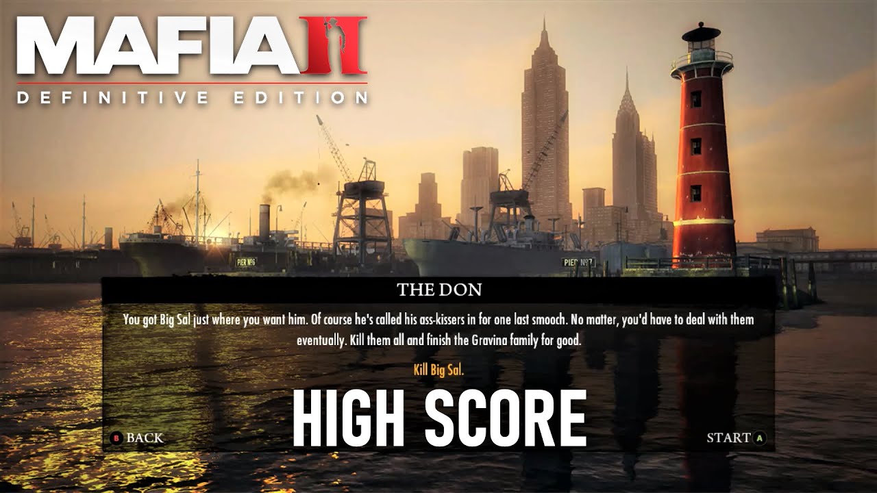 The Don | High Score | Mafia 2 Jimmy's Vendetta | Hard Difficulty | Xbox One