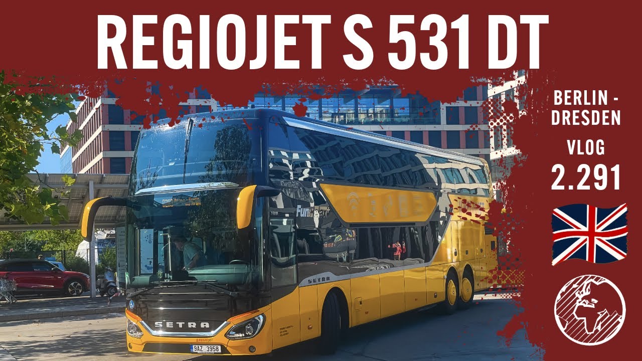 The new Setra S 531 DT of RegioJet | TripReport | Vlog 2.291