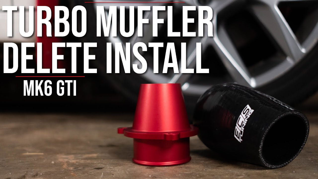 ECS Tuning Turbo Muffler Remove Install | MK6 GTI
