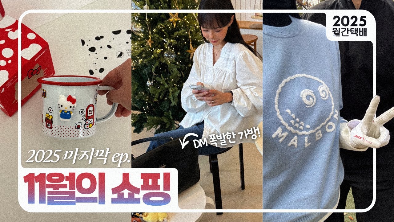 DM 폭발했던 가방부터 까르띠에 다무르까지 | 올해 마지막 월간 택배 📦