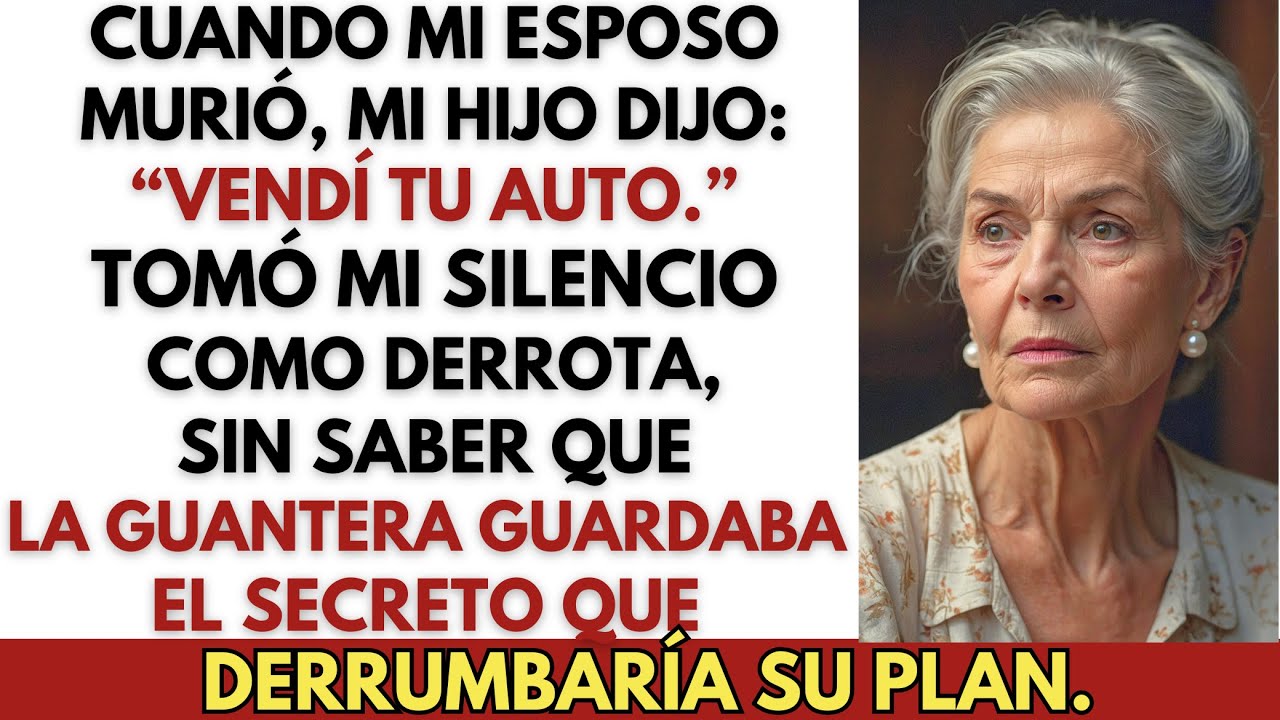 Cuando Mi Esposo Murió, Mi Hijo Dijo: “Vendí Tu Auto” – Pero No Sabía del Secreto en la Guantera