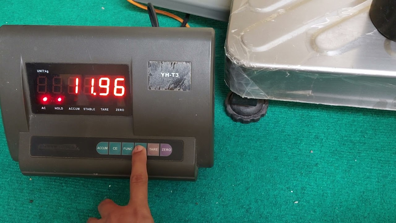 Fungsi HOLD yang ada di indicator YHT3  atau A12E. (@timbanganelektronik1725)