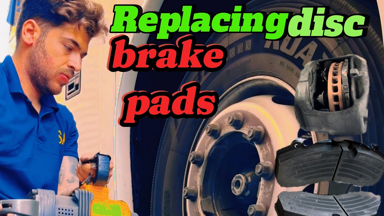 Mechanical Scania service: Replacement of Scania disc brake pads and caliper lubrication