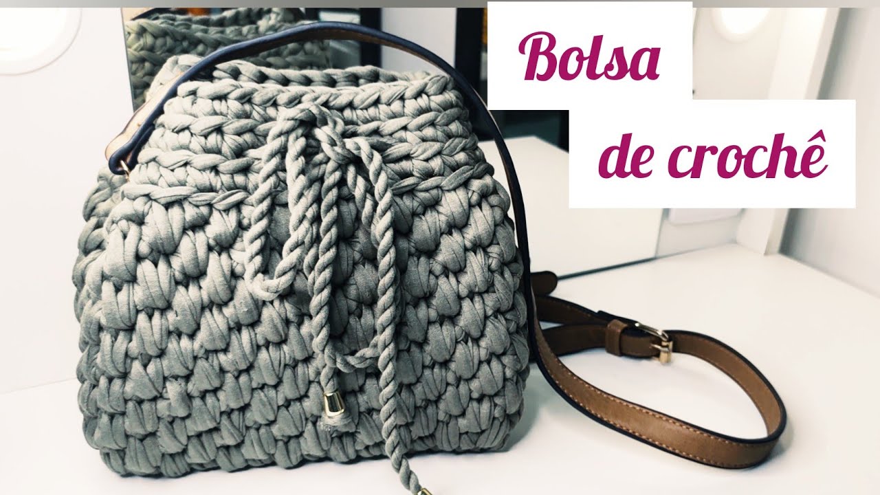 como fazer bolsa de crochê