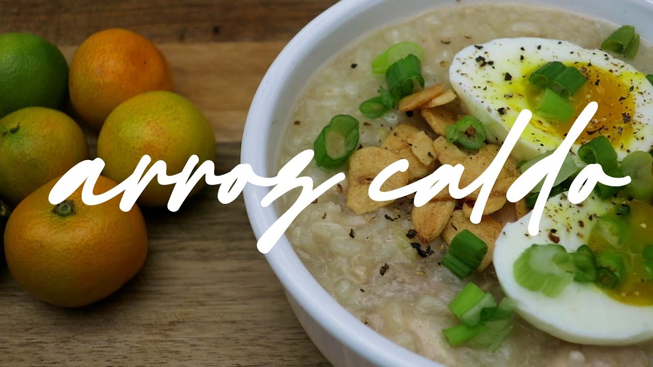 Arroz Caldo I Filipino Chicken & Rice Porridge