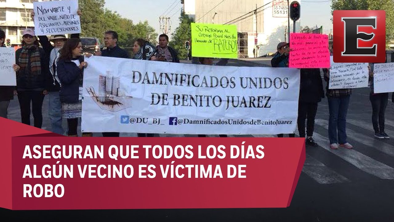 Vecinos de la Benito Juárez están cansados de la inseguridad
