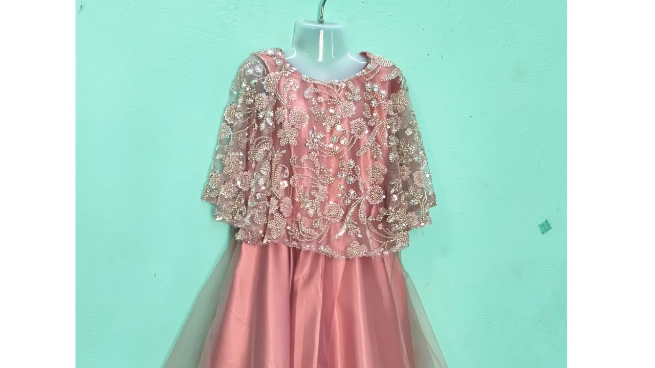 kid's designer gown 😍 | netted gown #kidsgown #netted #kidsdress
