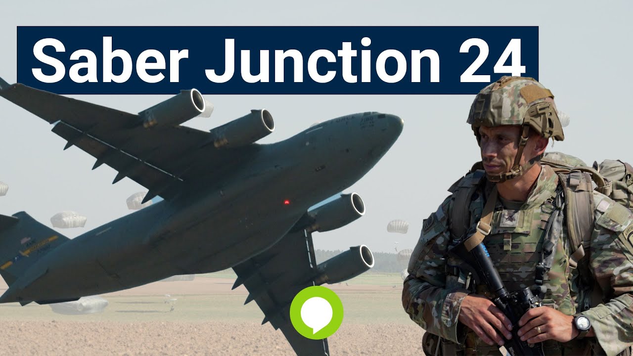 Saber Junction 24: Große Übung mit Fallschirmspringer außerhalb des Truppenübungsplatzes Hohenfels