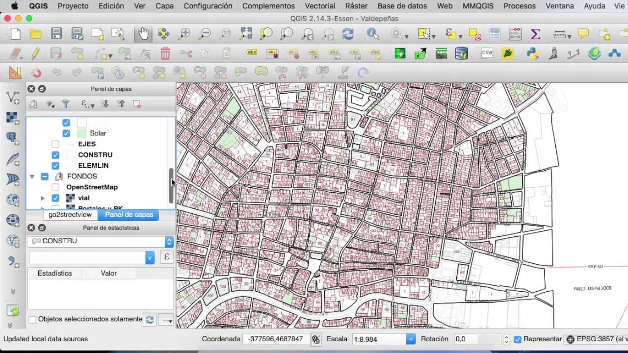 Preparación del mapa para el diseño de redes FTTH con QGIS
