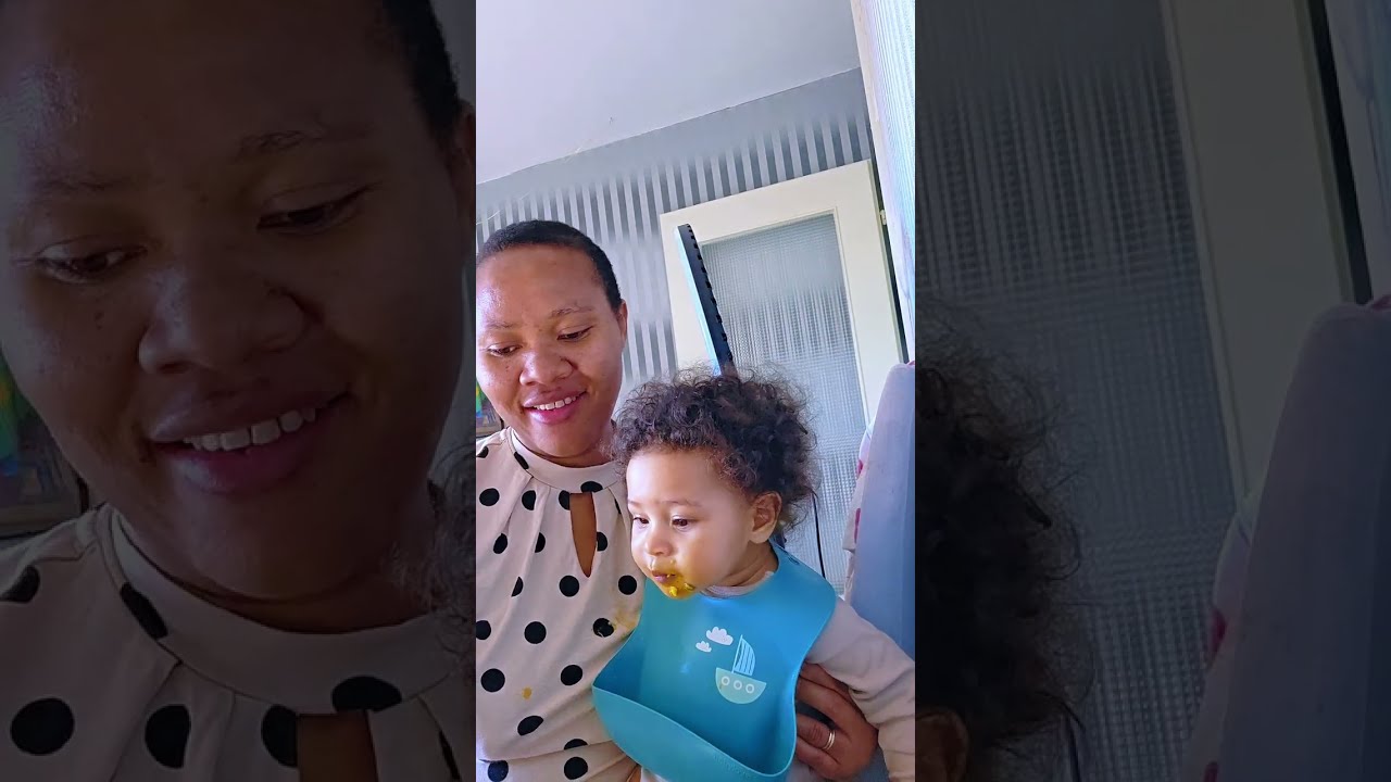 My German / Nigerian baby prefer African food more than his baby food
