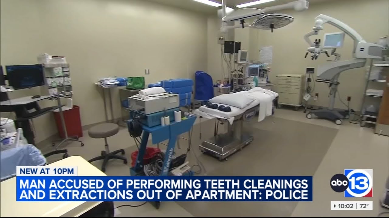 Unlicensed dentist saw patients at his apartment, police say
