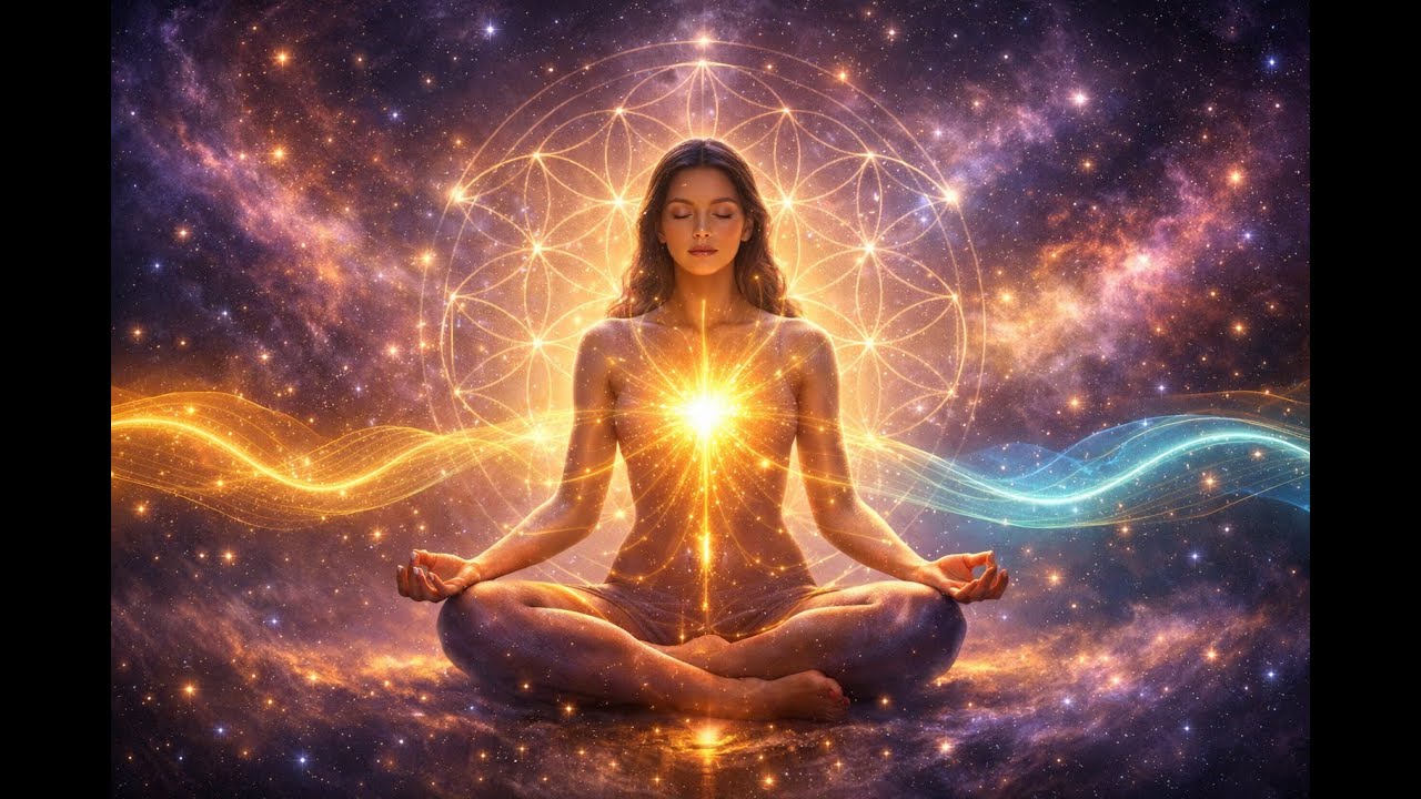 528 Hz + 432 Hz | Cosmic Healing Frequencies - Deep Meditation for Regeneration, Balance & Peace