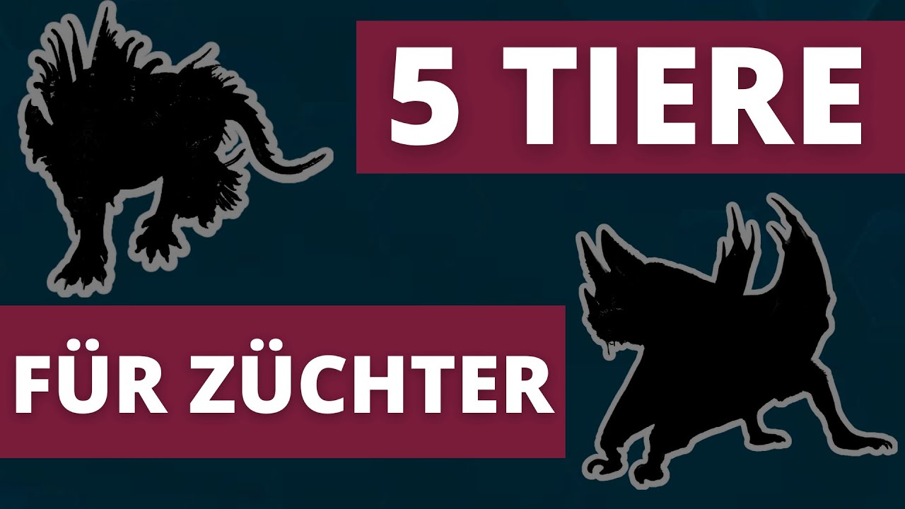 5 Tiere, die dich zum SUPER ZÜCHTER machen