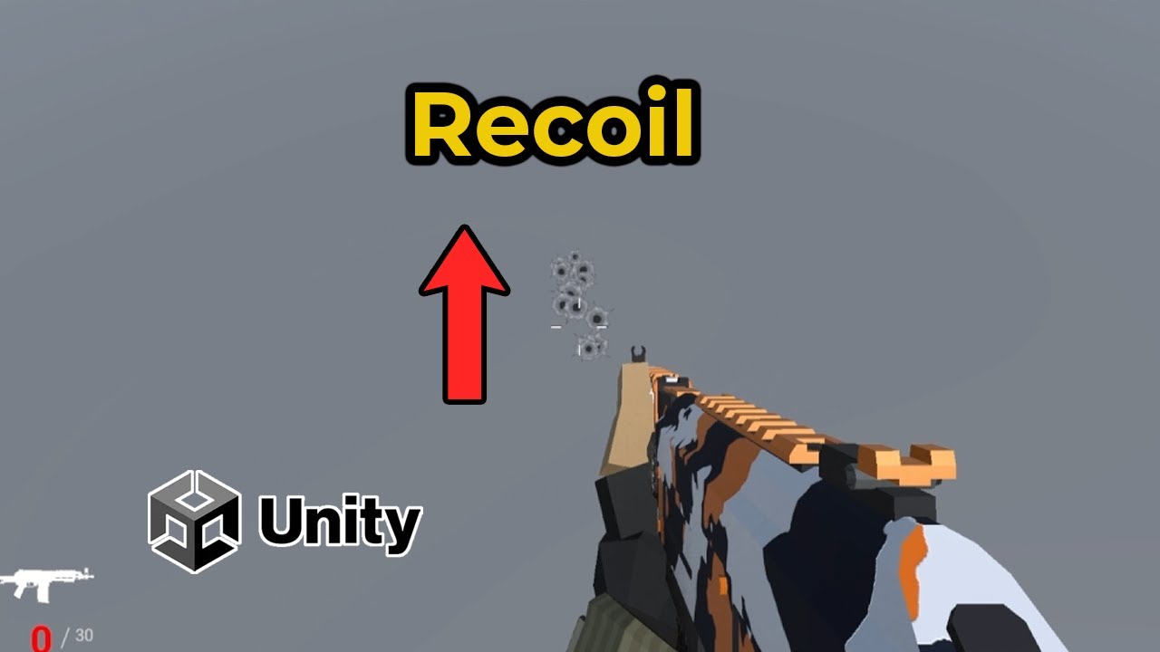 Unity FPS Tutorial | Adding Camera Recoil When Firing a Gun
