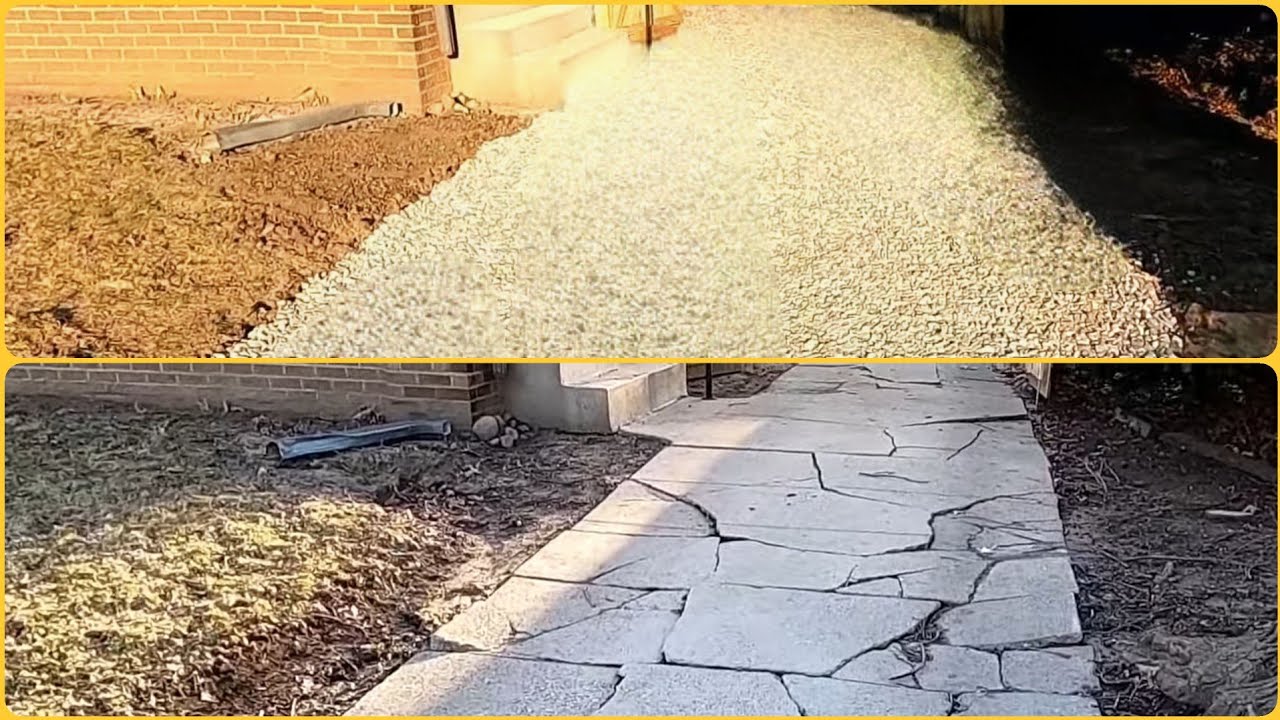 This Concrete Driveway Was Wasted:Completed Transformation!