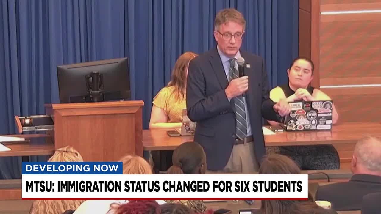 MTSU immigration status changed for six students