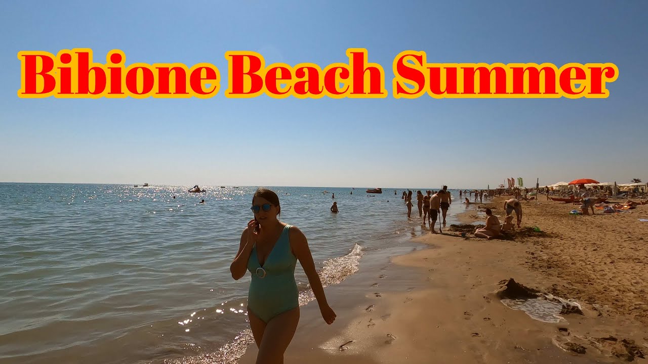 Bibione Beach Italy Beach Walk Beach Clear and Incredible Summer 2022