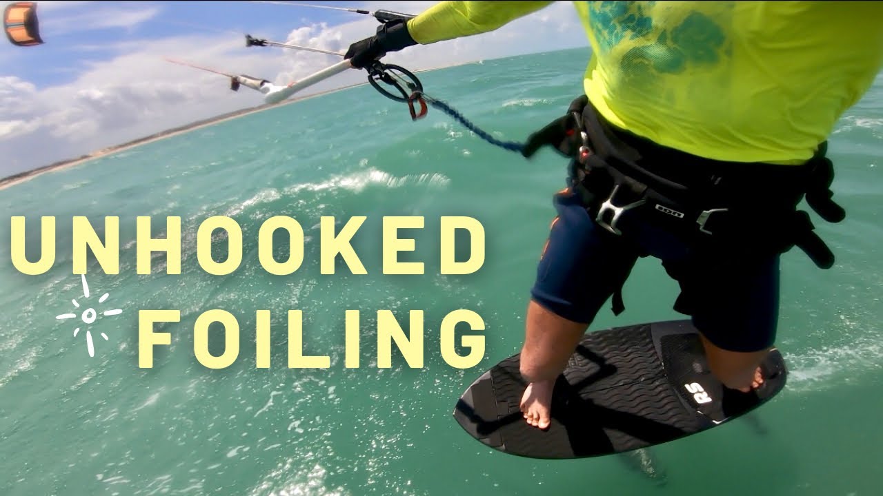 Unhooked KITE FOIL - Strapless KITESURF