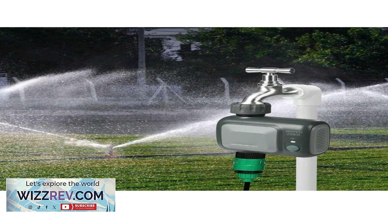 WiFi Sprinkler Timer Single Outlet Smart Hose Faucet Water Timer With Brass