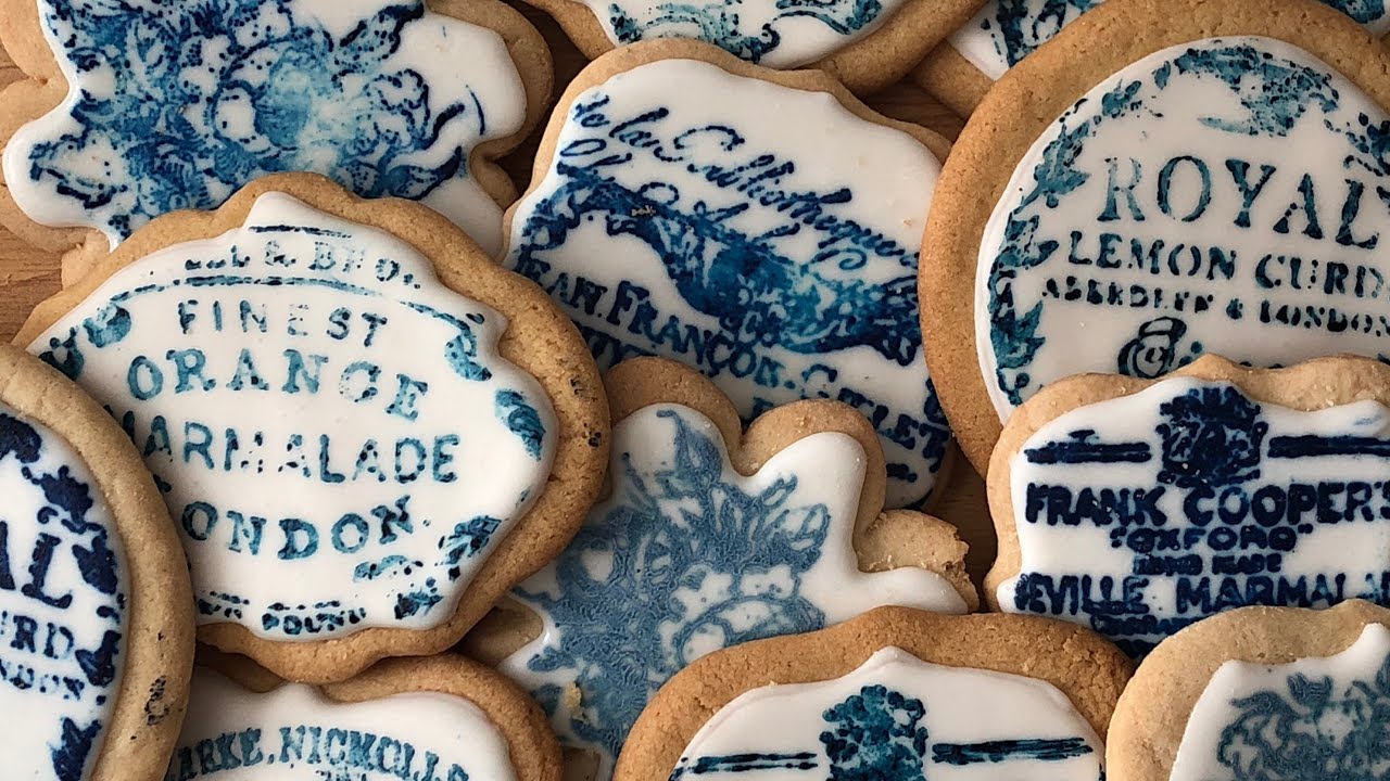 How to Make Royal Icing Cookies and Decorate using IOD Decor Stamps