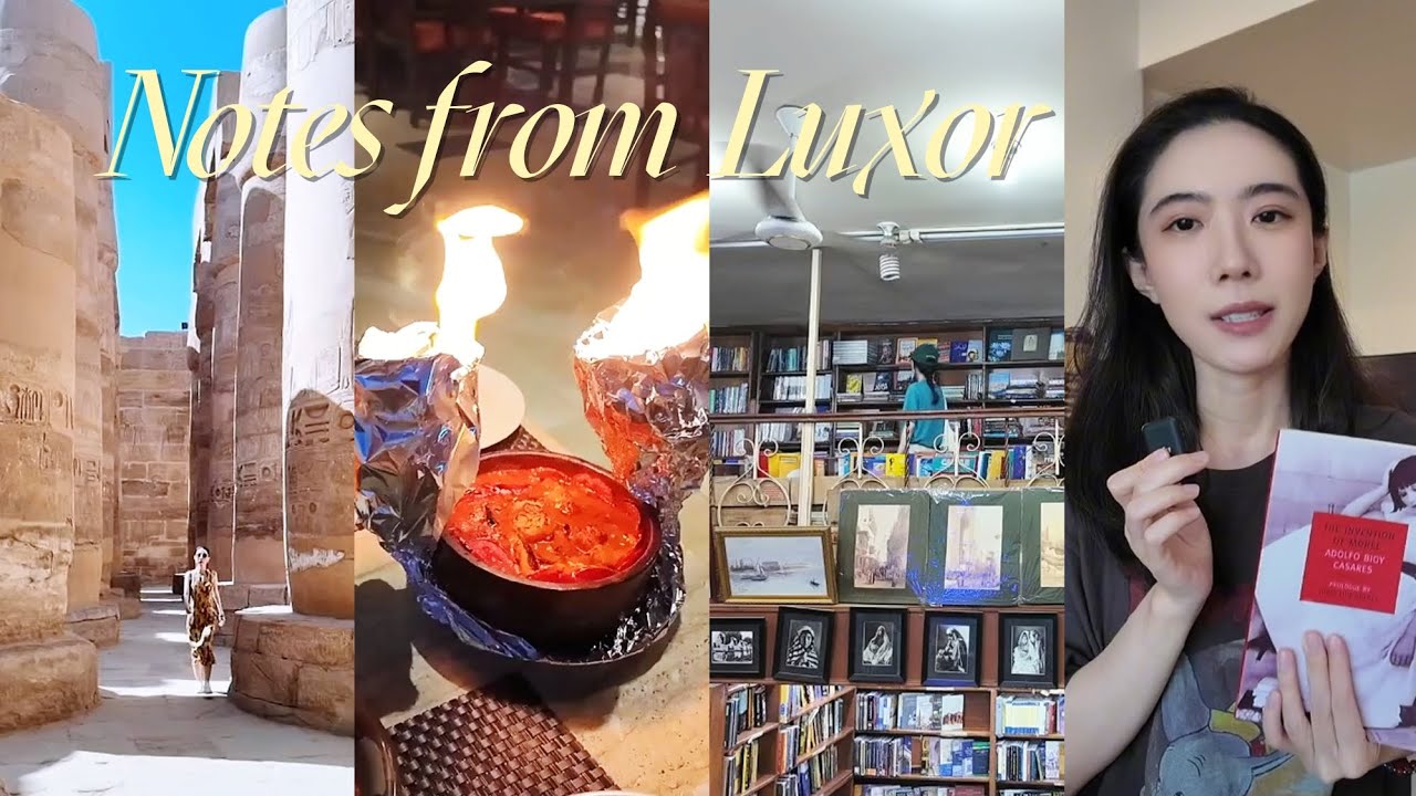 Luxor Diaries🇪🇬｜Temples, bookstore, reading by the Nile