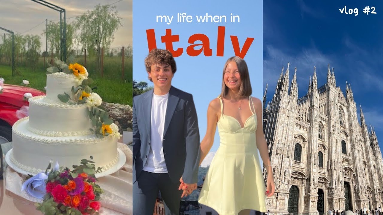 vlog #2- The first wedding of my life in Italy