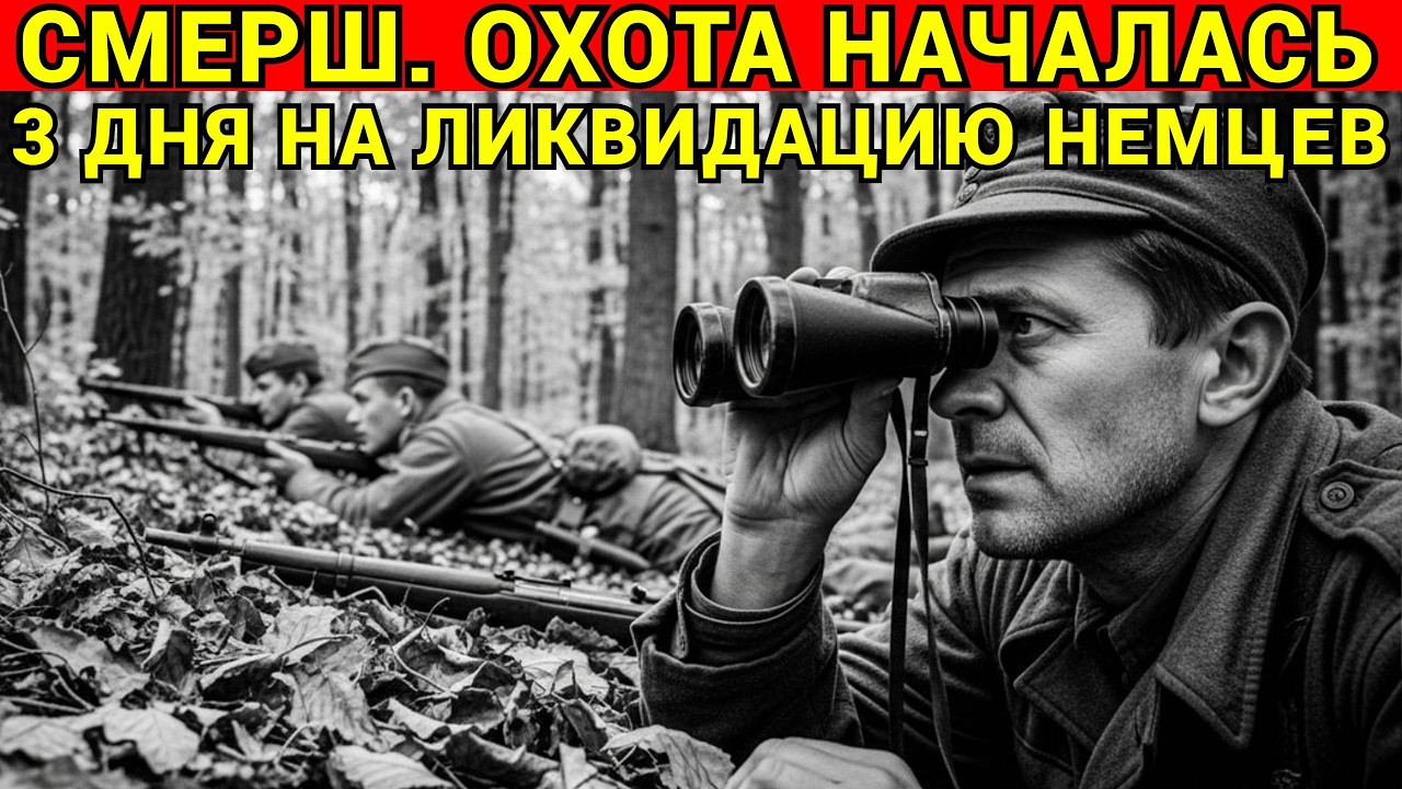 СМЕРШ: Драма Разведки.  Группа СМЕРШ Вырезала Диверсантов в лесах ПОД БРЕСТОМ