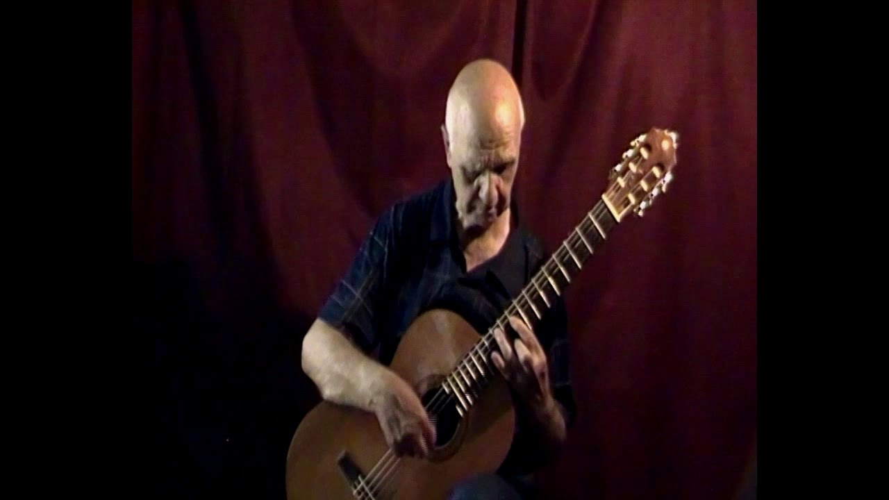 J  S  Bach   Prelude for Lute, BWV 999, Guitar Transcription in D minor perfomed by V Lopatkov
