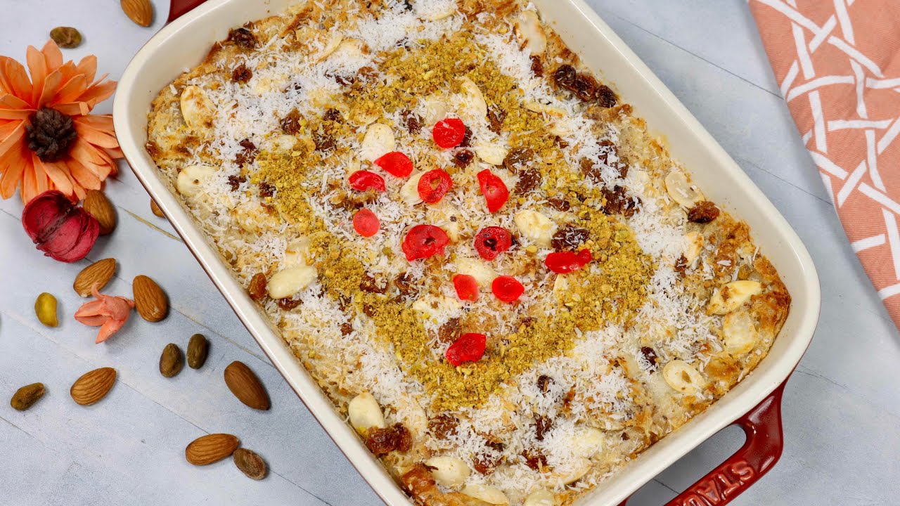 Umm Ali | Famous Egyptian Dessert Recipe | Egyptian Bread Pudding