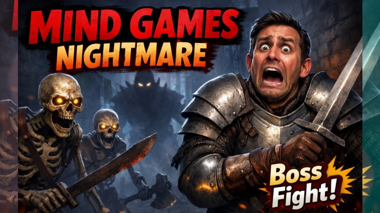 Mind Games Nightmare: Skeleton Chaos & Epic Boss Fight in Grim Soul
