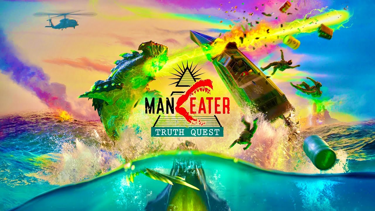 Maneater Truth Quest DLC - All Cutscenes (Game Movie)