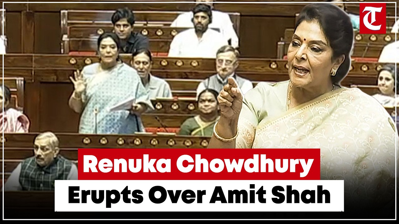&ldquo;Call Him&hellip;&rdquo; Renuka Chowdhury Yells in Rajya Sabha Over Home Minister Amit Shah&rsquo;s Absence