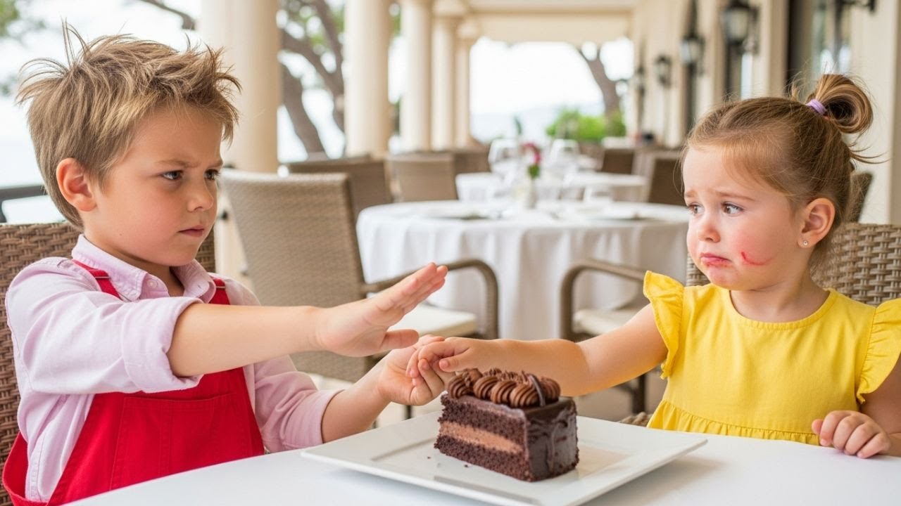 A Billionaire Sees a Boy Warn His Blind Little Girl Sister Don’t Eat the Cake The Truth Shocks Him