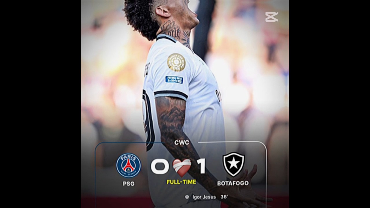 botafogo shock the ucl winners by beating them 1-0 in the CWC