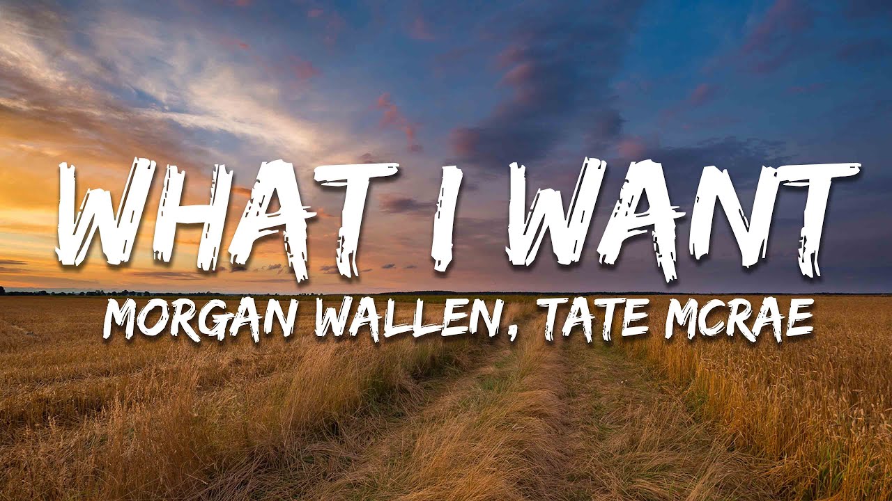 Morgan Wallen, Tate McRae - What I Want (Lyrics)