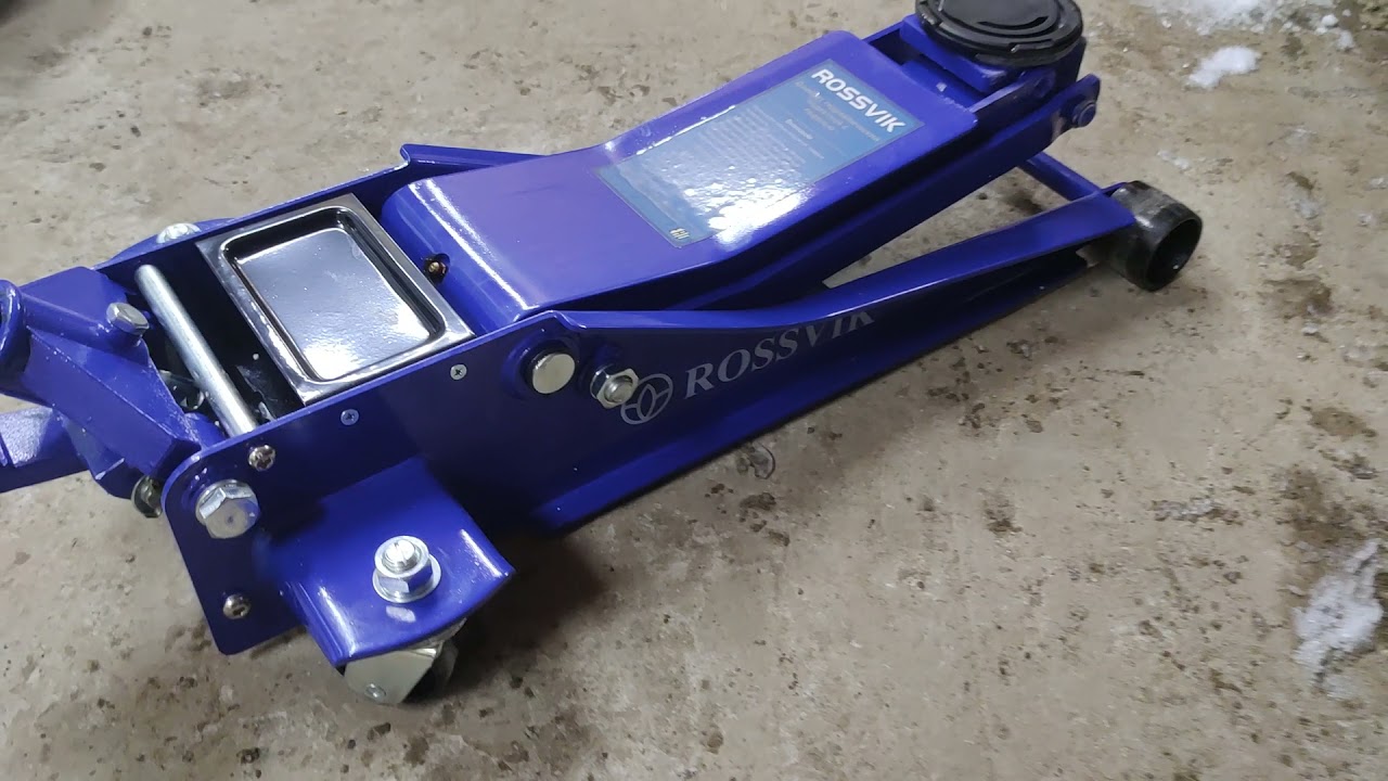Rossvik V3 low profile краткий видеообзор подкатного домкрата Россвик