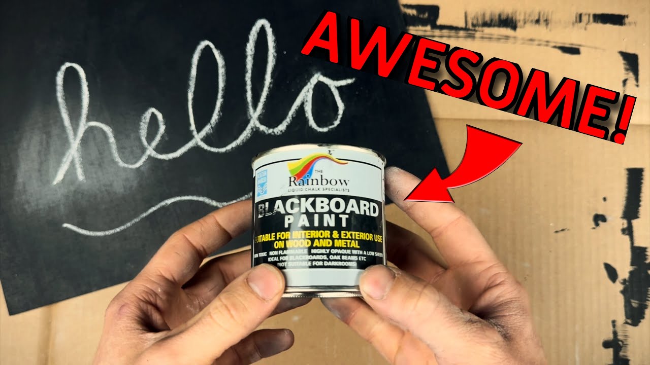 Use This To Make Anything A Chalk Board!