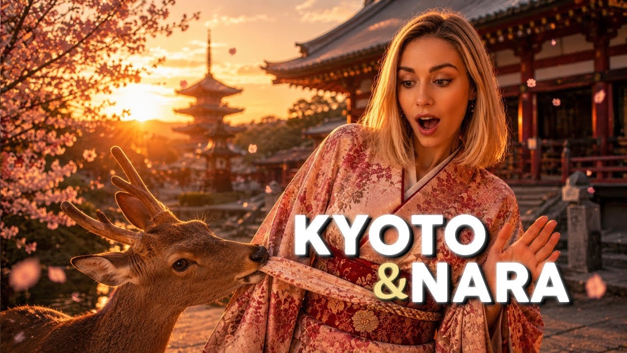 KYOTO VLOG | Escapades enchanteresses : découvrir la beauté intemporelle de Kyoto et de Nara #japan