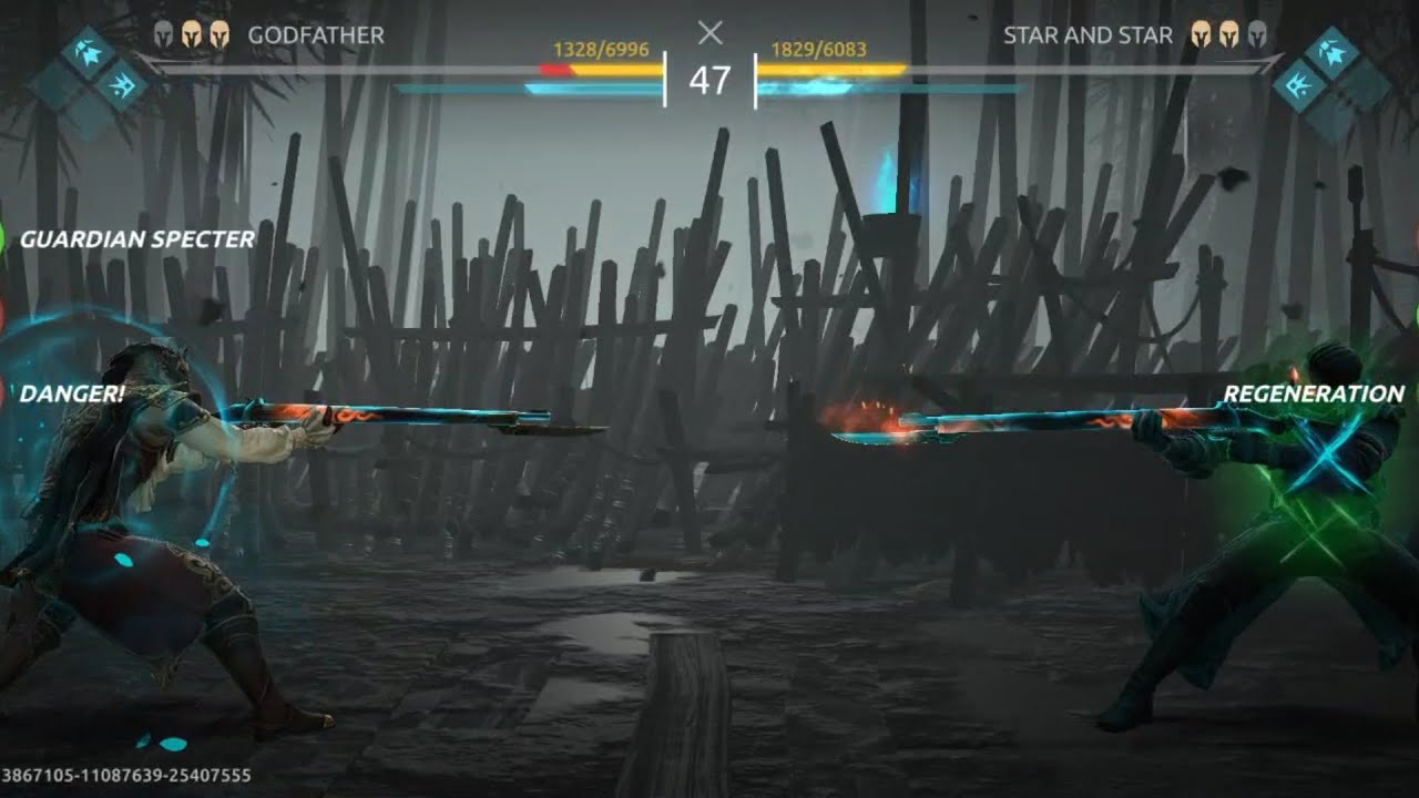 Intense match ☠️ || Shadow fight | Sfa 4 | shadow fight 4 | Arena 