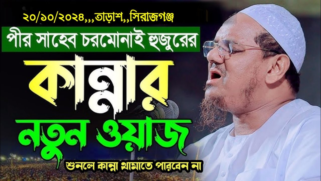 ২০২৪ সালের সেরা কান্নার ওয়াজ | সৈয়দ রেজাউল করিম চরমোনাই | Rezaul Karim cormonai waz 2024