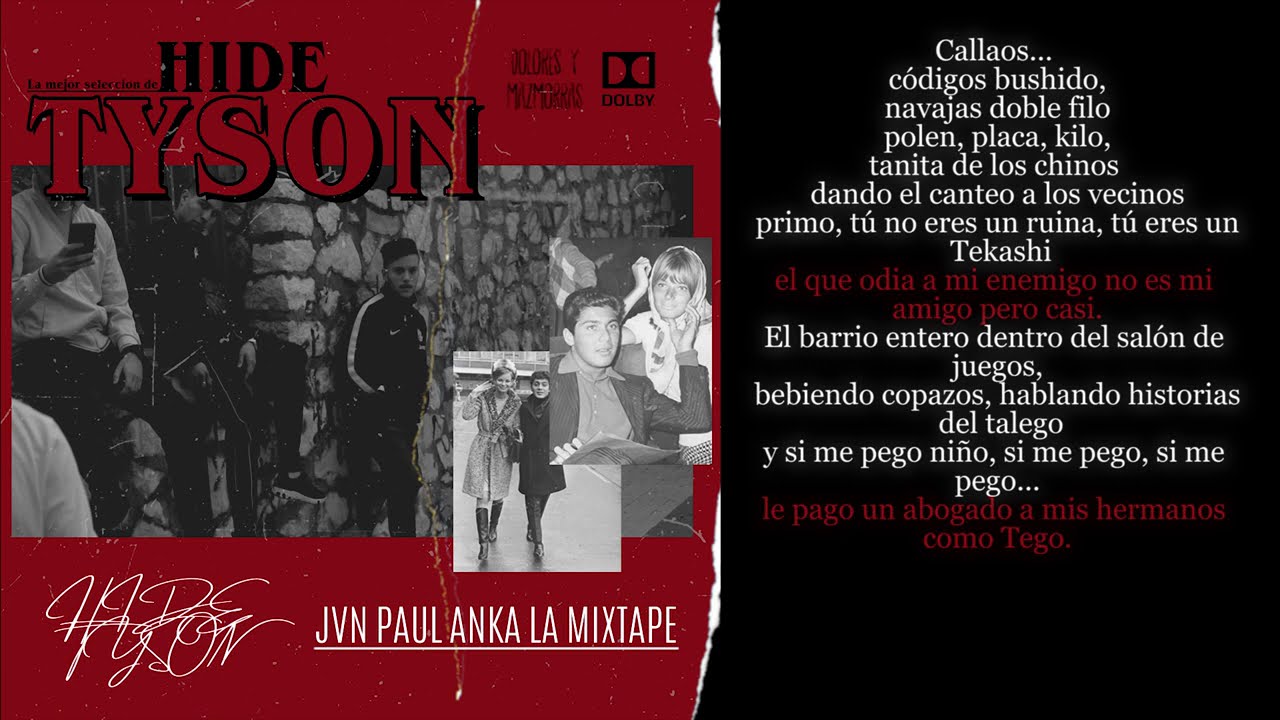 HIDE TYSON - JVN PAUL ANKA LA MIXTAPE