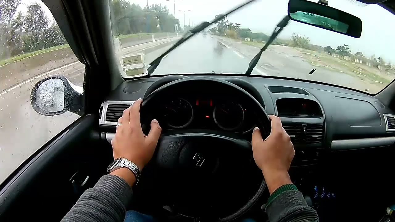 كيفية تغيير السرعات في السيارة وتعليم السياقة تحت المطر الغزير circuit auto ecole algerie