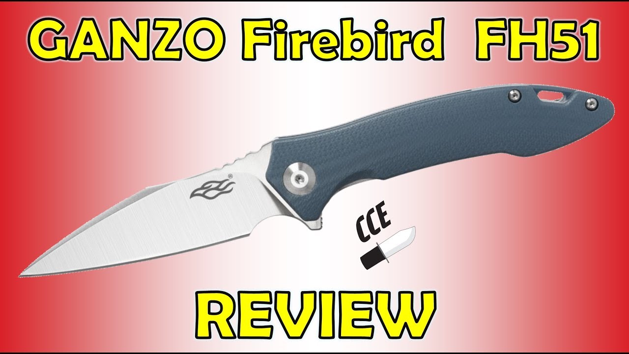 Review of the NEW Ganzo Firebird FH51 pocket knife